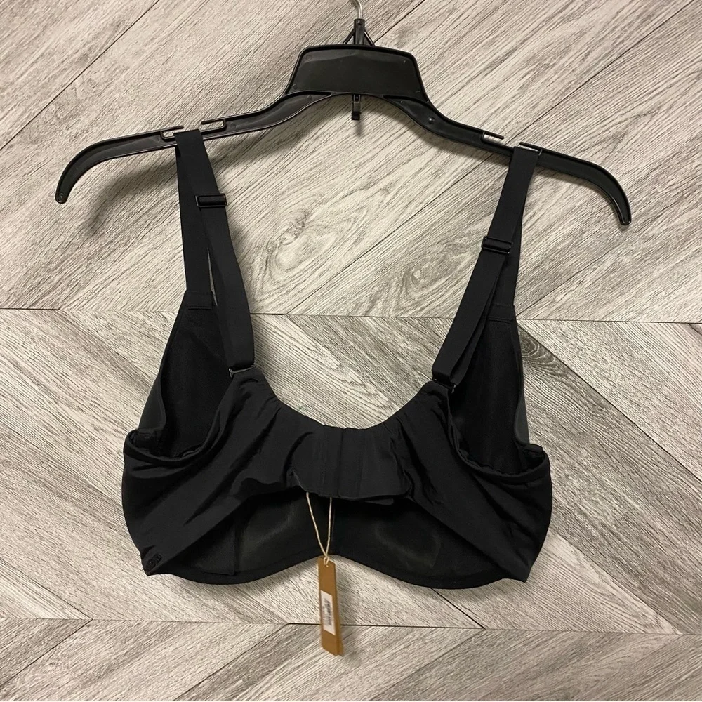 SKIMS | Weightless Demi Bra Size 40DD Onyx Black NEW - Picture 6 of 13